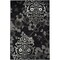 Safavieh Adirondack Power Loomed Rectangle Rug- Black - Silver- 4 x 6 ft. ADR114A-4 - alternate 1